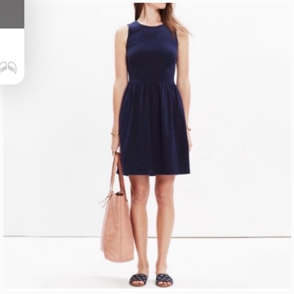 Madewell A-Line Casual Navy Dress - S